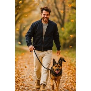 Old Navy Black Bomber Jacket Full Zip Lightweight Coat‎ Mens Casual